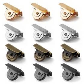 Xty1324 Hingtai 12pair Snap Buttons Seamless Magnetic Buckle Clasp For Gold&silver&gun&copper