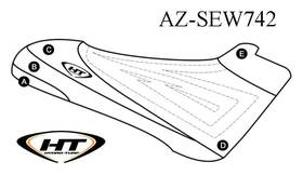 Az-sew742 Ht Premier Hydro-turf Seat Cover Compatible With Yamaha Wave Blaster 800