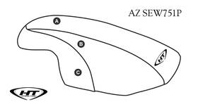 Az-sew751p Ht Premier Hydro-turf Seat Cover Compatible With Yamaha Superjet/ Fx1