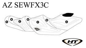Az-sewfx3c Ht Premier Hydro-turf Seat Cover For Yamaha 19-26 Fx Cruiser Ho Svho Limited