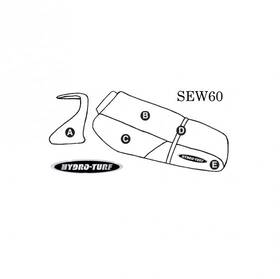 Sew60 Hydro-turf Seat Cover For Kawasaki Zxi 95-97 Cowling