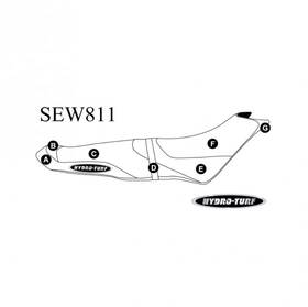 Sew811 Hydro-turf Seat Cover For Sea Doo Spark 3-up 14-20