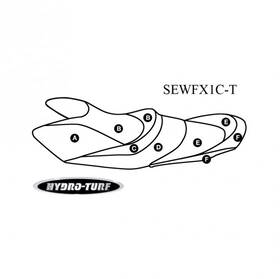 Sewfx1ct Hydro-turf Seat Cover For Yamaha Fx Cruiser Ho 09-11 / Sho 10-11
