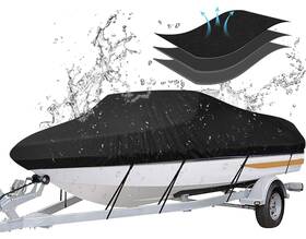 I Cover 970110735069 Trailerable Boat Cover- 16ft-18.5ft Fits V-hull Fish&ski Pro-style Fishing