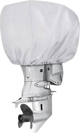 M1017305 Icover Outboard Motor Cover 600d Waterproof Hood 5 Sizes Grey