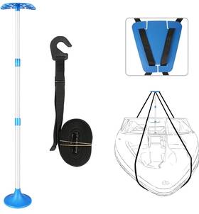 Sps07-b Icover Boat Cover Support Pole System-aluminum Telescoping &webbing Strap