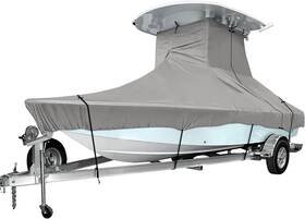 Tp1017310 Icover T Top Boat Cover For Long Center Console With T-top Roof 600d Grey