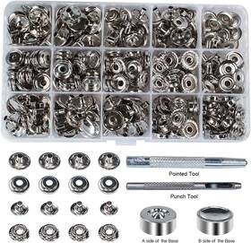 Innetoc 714983405263 Inneotc 100 Sets - 12mm 1/2 Inch Metal Line 24 Gunmetal Black Nickel