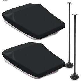 Ea2056 Jagely 2 Pack Boat Cover And Support Pole System For Pedal