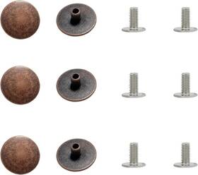 Ot024ot Jzxfysjyw 6 Pack Replacement Rivets For Birkenstock Clogs Button Boston Red Bronze