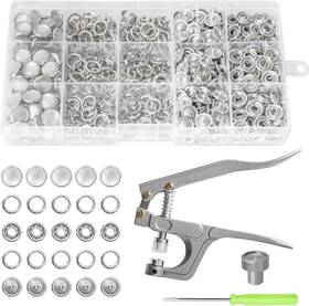 Kwokker-117 K Kwokker Pearl Snaps For Fabric With Snap Pliers C 12mm Buttons
