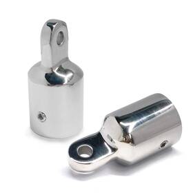 Keehui 699910761660 Pair 316ss Heavy Duty7/8 Id Bimini Top Cap External Eye End Boat Fittings Mar