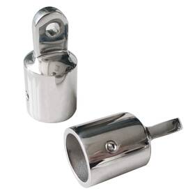 Keehui 699956076230 Pair 316ss Heavy Duty1 Inch Id Bimini Top Cap External Eye End Boat Fittings Mar