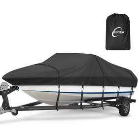 Bc1618.594-bj Kipiea Heavy-duty 600d Boat Cover Fits 14ft 16ft Boats Up To 90 Inch Wide