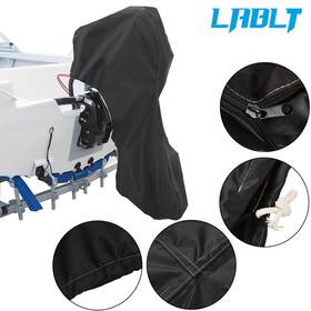 Om208395oc Lablt 600d Boat Motor Covers Full Outboard Cover Black For 30-60hp
