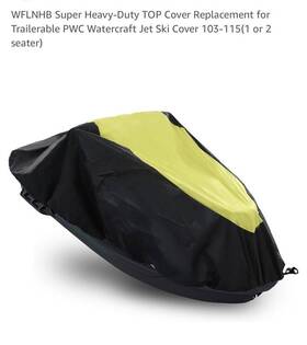 Yi183463t Lablt Waterproof Marine Grade 600d Heavy Duty Polyester Pwc Trailerable Jet Ski Cover