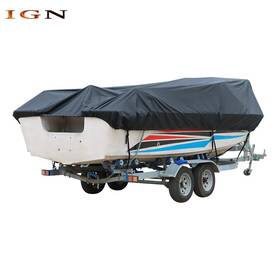 Ign1076634 Labwork Boat Cover 17-19ft Waterproof Trailerable Marine Grade Fishing V-hull Runabout