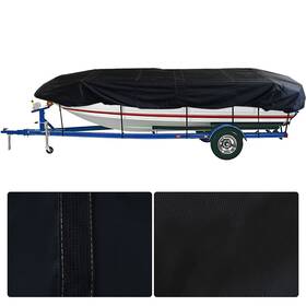 Law157026 Labwork 16ft Jon Boat Cover Waterproof Heavy Duty Trailerable 600d