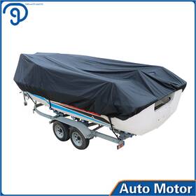 Lp300408ks Labwork Waterproof Trailerable Boat Cover Fishing V-hull Runabout 11-13ft New Black
