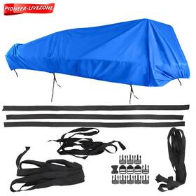 Pn1099113 Labwork-part Dark Blue Boat Cover 21-24ft Long Beam Width Up To 102 Inch Waterproof