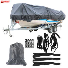 Pn1099216 Labwork-part Boat Cover 14-16ft 90 Inch 3 Layers Waterproof Heavy Duty Fabric With Cotton Lining