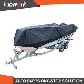 Tl12519q Labwork V-hull Boat Cover For 17-19 Ft Waterproof Heavy Duty Trailerab