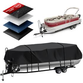 K91u45g9x0500m05 Lanlelin Durable 900d Waterproof Pontoon Boat Cover 24ft3ftft26ft2ftft With Windproof Strap