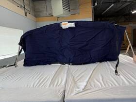 110741046 Larson Lb 238 Lxi Wbt Bimini Top / Boot Frame Ameritex Navy Boat