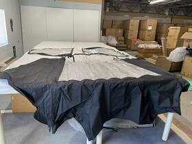 73720-14 Larson Fx 1850 Wt 2012 Aft Curtain Bimini With Port And Stbd Sides Boat