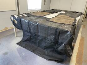 74104-14 Larson Escape 21 2014 Black Curtain Set Of 6 Marine Boat