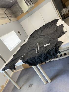 8422-1304 Larson Convertex 857 Cockpit Cover Black Marine Boat