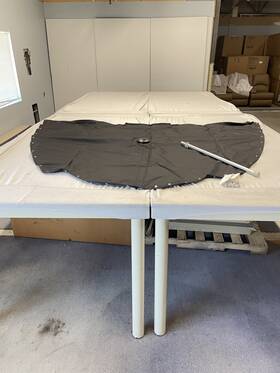 385362-14 Larson Boat 2014 All American Ss Black Cockpit Cover 66 1/2 Inch L X 96 W