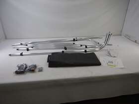 6ftx46 Leader Accessories 201050 - 3 Bow Inch X85 -90 Boat Cover Black