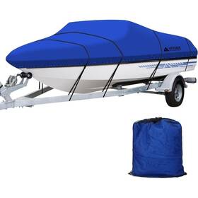 Leader Accessories 445033454490 Boat Cover Fit V-hull Tri-hull 20ft-22ft Beam Up To 100 Inch Width Trailerable