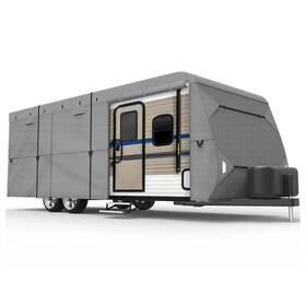 90101004 Leader Accessories Rv Travel Trailer Cover 20 To 22 Ft Gray