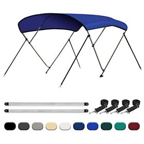 Leader Accessories Pacific Blue 3 Bow 6footl X 46inch H 54inch-60inch With Bimini Top
