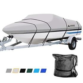 Leader Accessories T Boat Cover Grey Model A 14foot-16footl Beam Width Up To 68inch