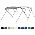 Leader Accessories White 4 Bow 8footl X 54inch H 79inch-84inch With Bimini Top Cover