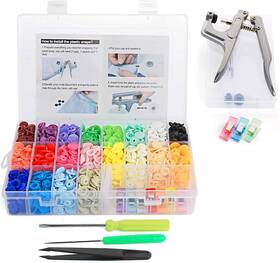 Hy1133 Lemonfilter Snap Button With Pliers Kit 400 Sets 20 Color