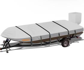 Jid0001-1 Lezzyruck Waterproof Jon Boat Cover 12-14ft Trailerable 600d Heavy Duty Marine Grade Ox