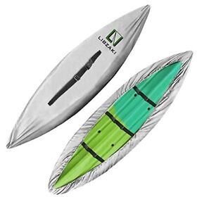 Libzaki 9.3-10.5ft Waterproof Kayak Cover-300d Upgraded Thickened Storage