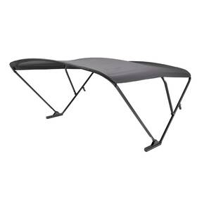2024050708 Lippert 2024050708/369614 Sureshade Pontoon Power Bimini Top Black Frame Boat