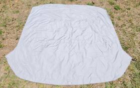 805161 Lippert Components Pontoon Grey Canvas Bimini Top 8.5ft X 10ft #