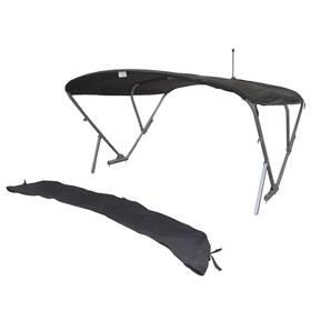 7801836 Lippert Components Pn Lowe Pontoon Boat Power Bimini Sureshade 100 Inch 12v Black