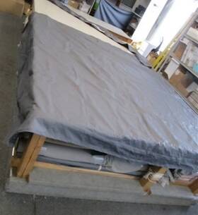 44451-11 Lowe / Dowco Pontoon Bimini Top And Boot 107 Inch X 112 Grey 4 Bow Marine Boat