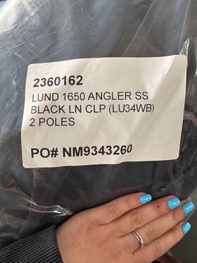 2360162 Lund 2020-2026 1650 Angler Ss Travel Cover - New