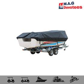 Mag108372es M.a.g-devotees Boat Cover 600d Marine Grade 96 Inch Uv-block For V-hull 17-19ft