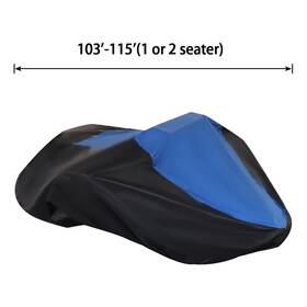 Mag204798es M.a.g-devotees 420d Heavy Duty Polyester Trailerable Jet Ski Waterproof Marine Grade Pwc Cover