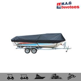 Mag83160es M.a.g-devotees 11-22 Ft For V-hull Runabouts Boat Cover Trailerable Fishing Ski Bass New