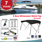 090-bk Ma Oceansouth Bimini Top Bow Boat Cover Black With Rear